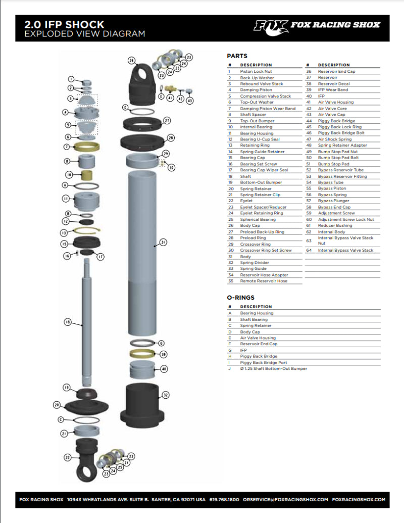 FOX shock absorber