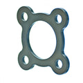 ~(0.5 lbs. 6X6X3)~ 4 Bolt Tube Flange For 1.75 Inch O.D. Round Tube Motobilt