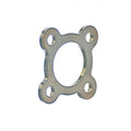 ~(0.5 lbs. 6X6X3)~ 4 Bolt Tube Flange For 1.75 Inch O.D. Round Tube Motobilt