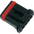 NAMZ JAE MX-1900 4-Position Female Black Socket Housing (HD 72908-11)