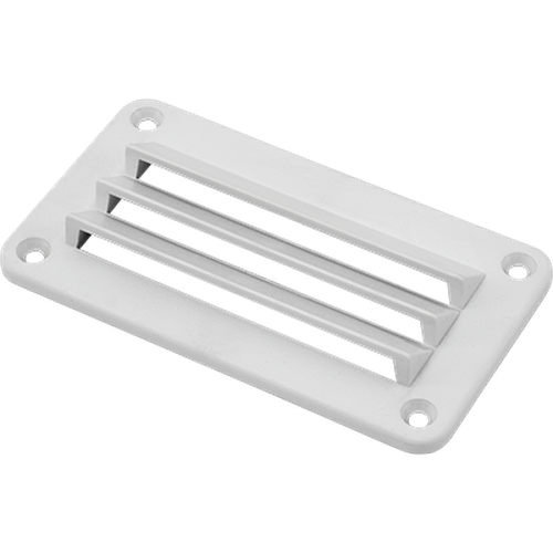 ABS LOUVERED VENT WHITE 3" X 5 -1/2