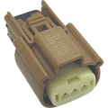 NAMZ 07-17 VROD Models Molex MX-150 3-Position Female Connector - Brown (HD72542-07B)