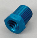 Russell Performance 1/4in Male to 1/8in Female Pipe Bushing Reducer (Blue)
