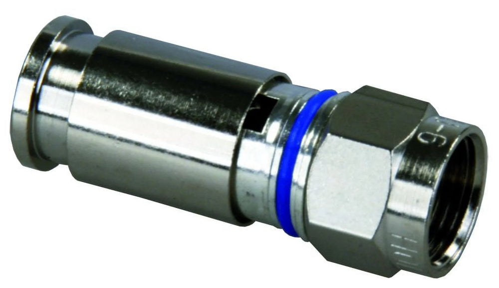 RG6 COMPRESSION FITTINGS FOR HD/SATELLITE (2 PK)