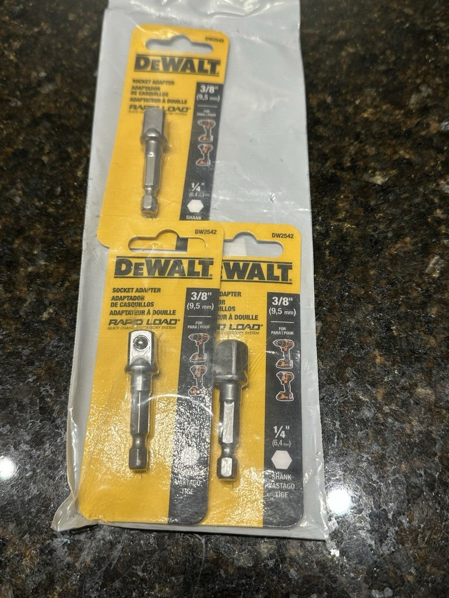 1/4IN HEX SHANK TO 3/8IN DRIVE SOCKET ADAPTOR