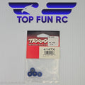NUTS 5MM FLANGED ALUMINUM BLU