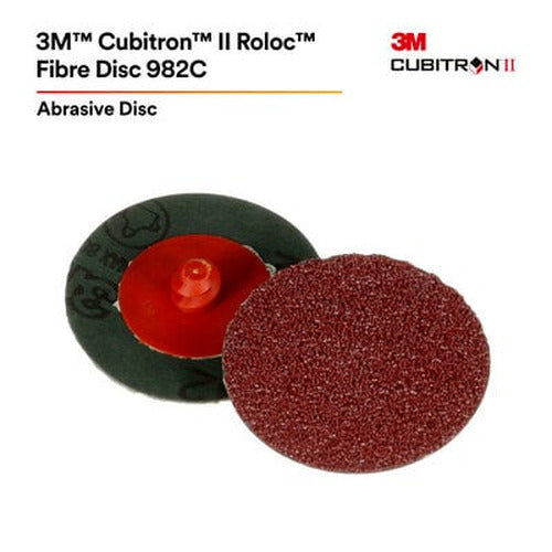 3M CUBITRON II ROLOC FIBRE DISC