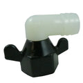 WINGNUT SWIVEL NYLON 1/2IN14 NPT (F) X 1/4IN BARB
