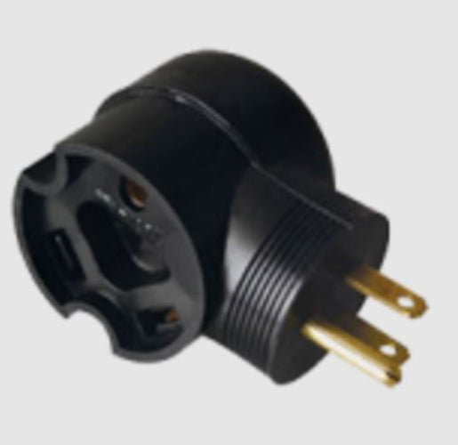 PLUG ADAPTER ANGLED 30 AMP FEMALETO 15 AMP MALE 4 PER RETAIL PK TRC