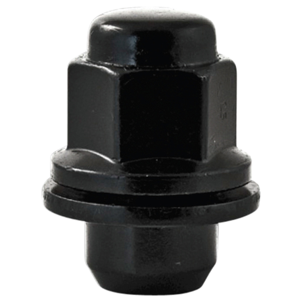 TOYOTA/NISSAN LUG NUTS (13/16 IN HEX) BULK 12MM X 1.5 BLACK CHROME