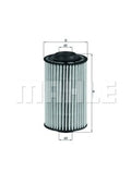 Mahle Oil Filter Saab 9-3 2.8l 2006 - 2007