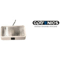 PORCH LIGHT SQUARE W/SWITCH; CLEAR