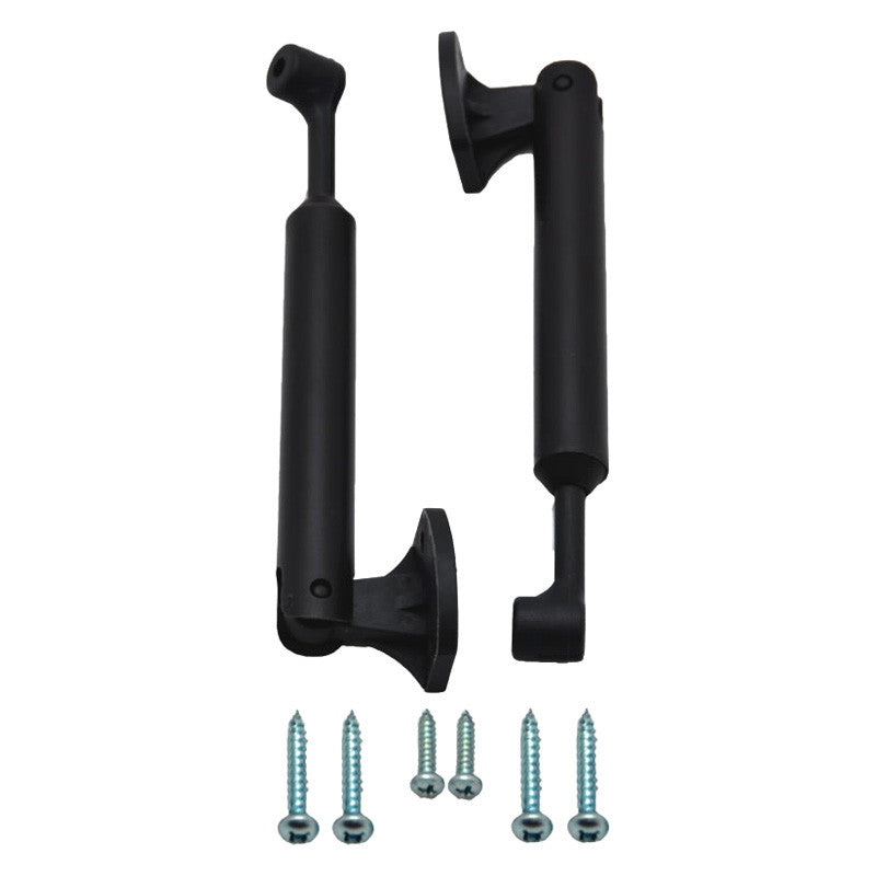 SPRING DOOR SUPPORT BLACK PLASTIC (2/CTN)