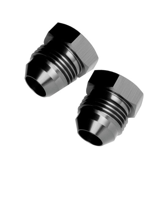 06 AN/JIC ALUMINUM FLARE PLUG BLACK