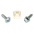 License Plate Bracket: 1/4 x 3/4"; License Plate Hardware Kit