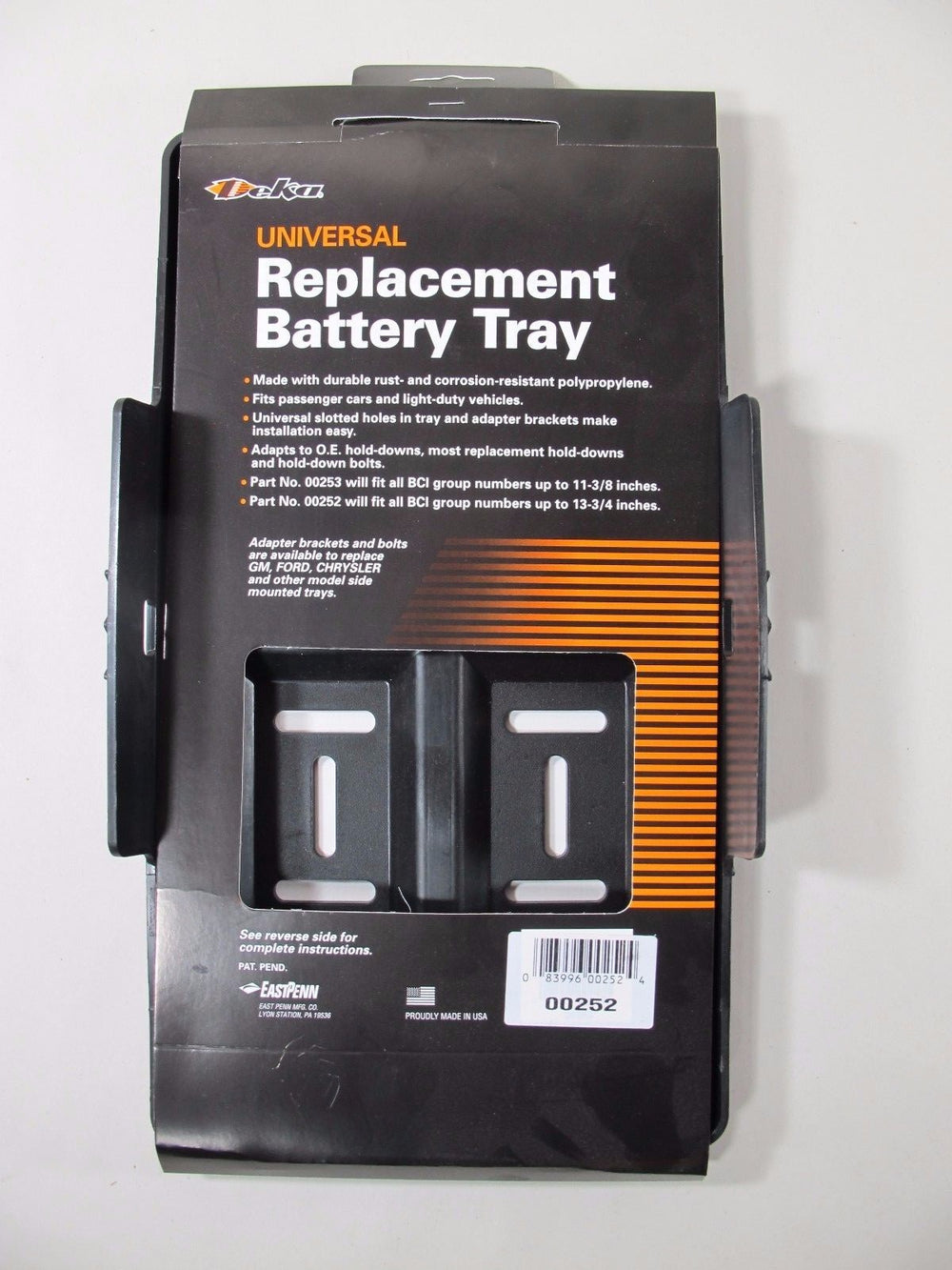 TRAY BATTERY UNIV SMALL