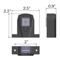 LED LICENSE LIGHT; BRACKET; BLACK
