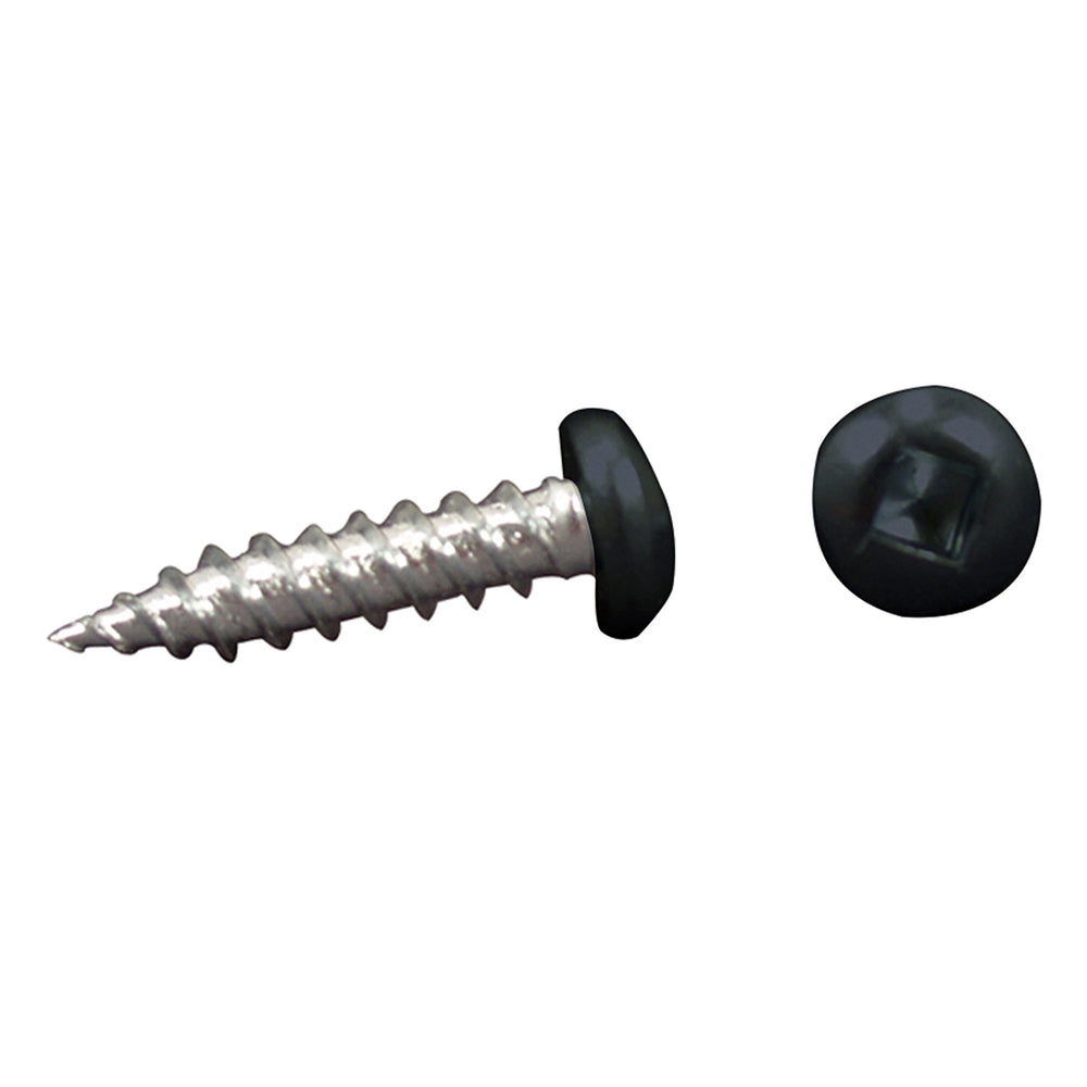 PAN HEAD SQUARE RECESS SCREW 8 X 11/2 ZINC (50/CTN)