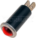 PANEL LIGHT RED ROUND