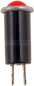 PANEL LIGHT RED ROUND