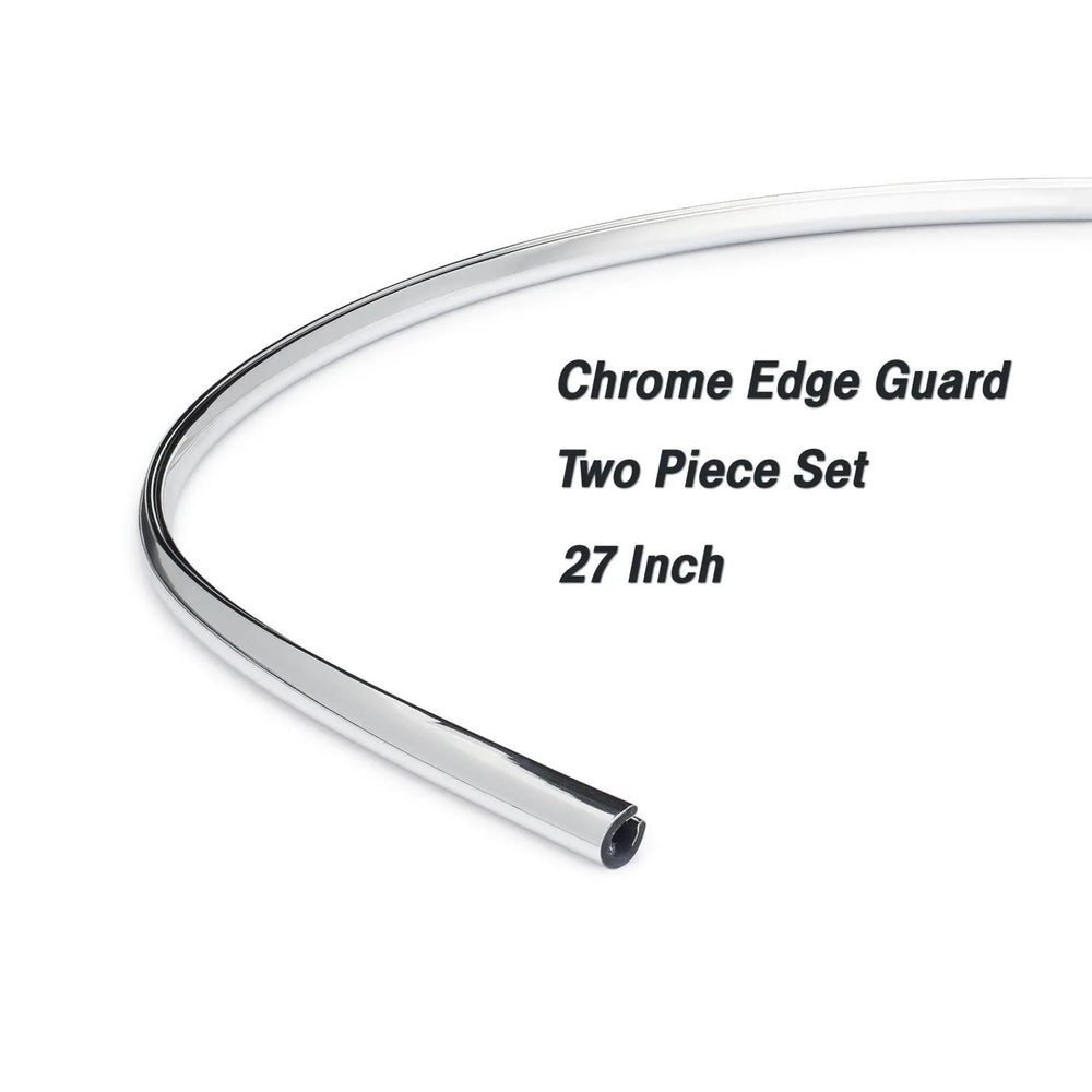 Door Edge Guard: Door Molding; 3/8 inch; chrome