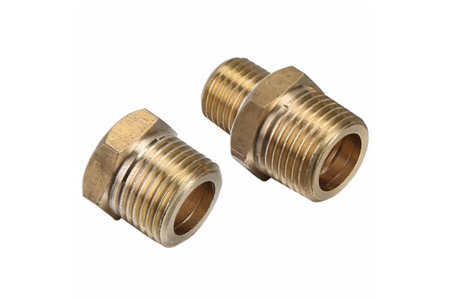 ~(0.1 lbs. 4X3X1)~ Reducer 3/8in male to 1/4in female