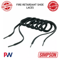 FR BLACK NOMEX LACES PER PAIR