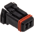 NAMZ JAE MX-1900 2-Position Female Black Socket Housing (HD 72906-11)