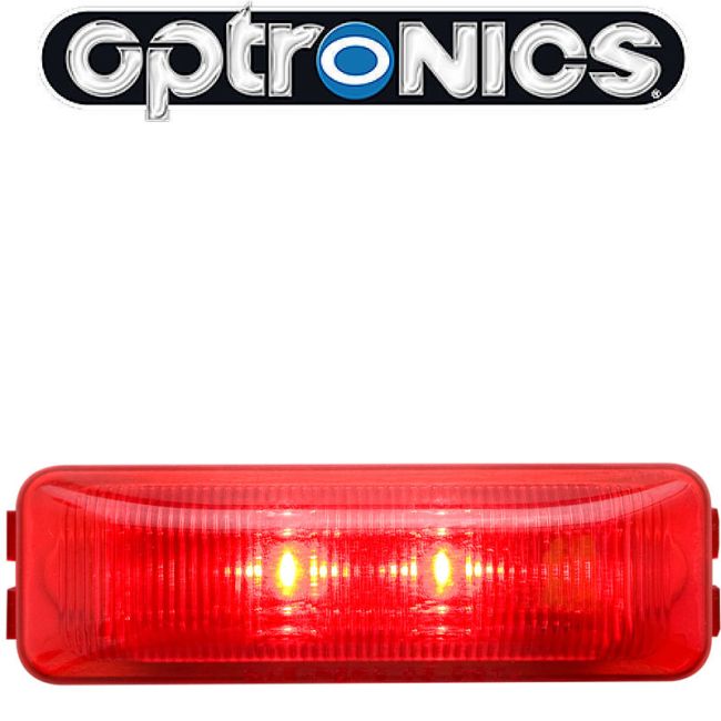 LED THINLINE CLEAR LIGHT 2DIODE RED