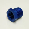 Russell Performance 3/8in Male to 1/4in Female Pipe Bushing Reducer (Blue)