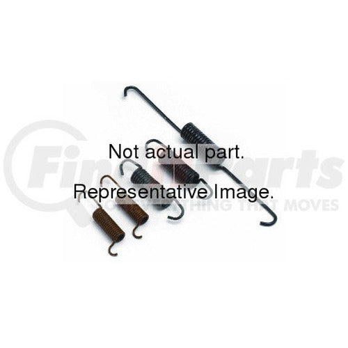 SPRING SHOE RETURN BLACK FOR 12 1/4IN ELEC. BRAKES