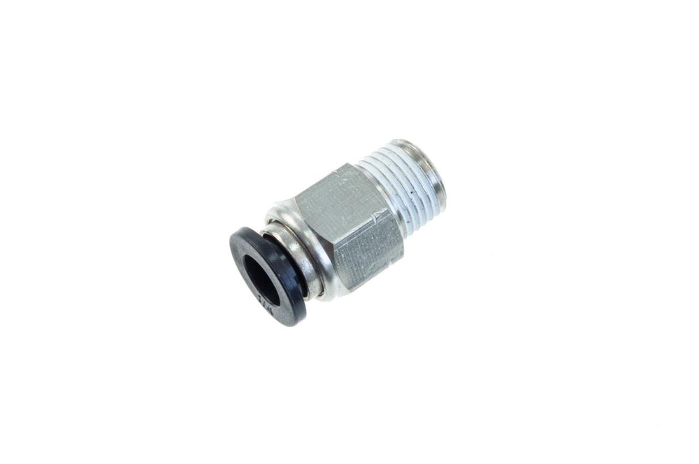 5/32IN VACUUM FITTING PUSH TO CONNECT 1/8IN NPT MALE STRAIGHTCLEAR