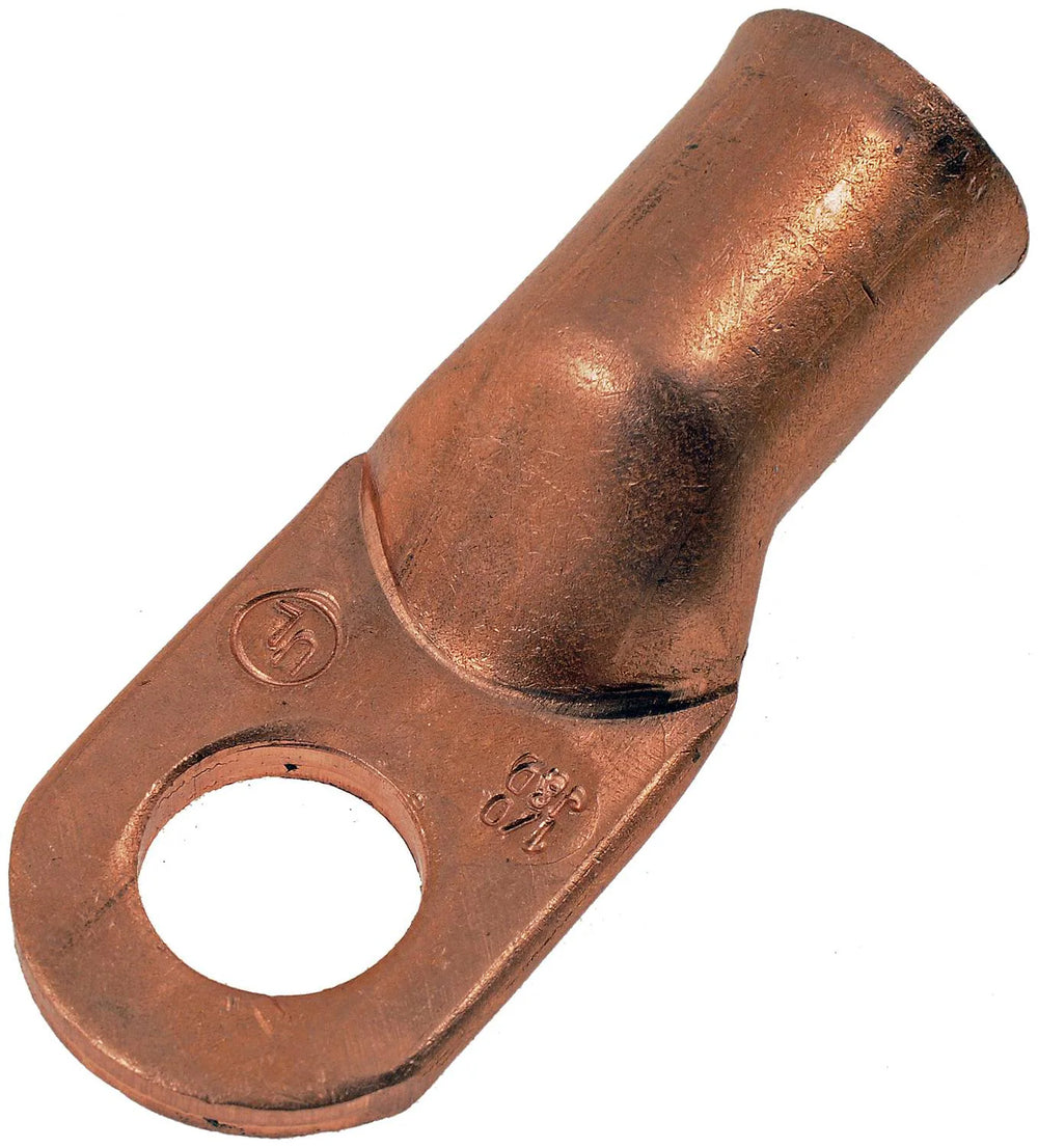 COPPER RING LUG 1/0 3/8