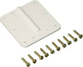 SINGLE CABLE ENTRY PLATE WHITE