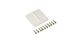 SINGLE CABLE ENTRY PLATE WHITE