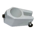 NYLON JAW SLIDE WHITE HINGED - 7/8