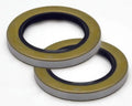 DOUBLE LIP GREASE SEAL FOR 2200# 1.50 ID X 1.987 OD 2/PKG (CLAM)