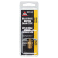 BRASS BACK SEATING DRAIN COCK MALE
