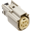 NAMZ 07-23 V-Twin Molex MX-150 4-Position Female Connector - Gray (HD 72444-07GY)