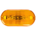 OVAL CLR MKR LIT 2 BULB AMB