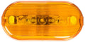 OVAL CLR MKR LIT 2 BULB AMB