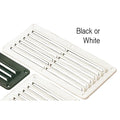 ABS LOUVERED VENT BLACK 4-7/8" X 10