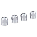VALVE CAPS/CHROME HEX 12P