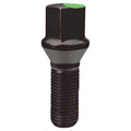 SPLINE LUG BOLT 14-1.25 45MM BLK BU