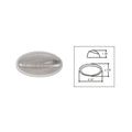 PORCH LIGHT OVAL W/SWITCH; CLEAR