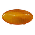 AMBER LENS REPLACEMENT FOR OVAL STYLE PORCHLIGHT