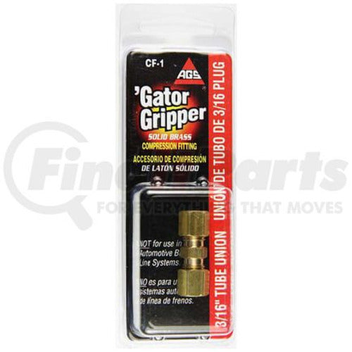Fittings: Compression 3/16 inch by 3/16 inch