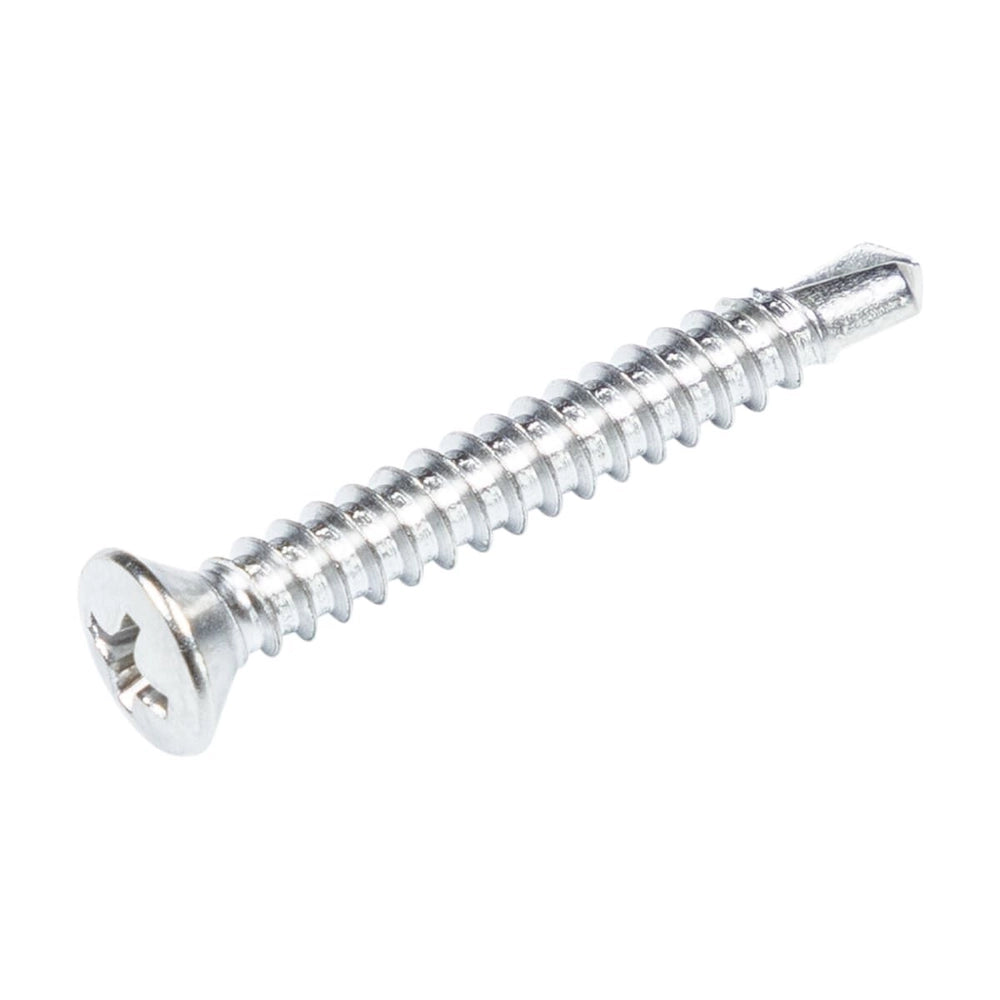 SCREW #8 18 X 1 1/4 OVH NA PH SLFDR SST