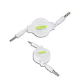 3.5 MINI JACK RETRACTABLE EXTENSION CABLE - 46IN