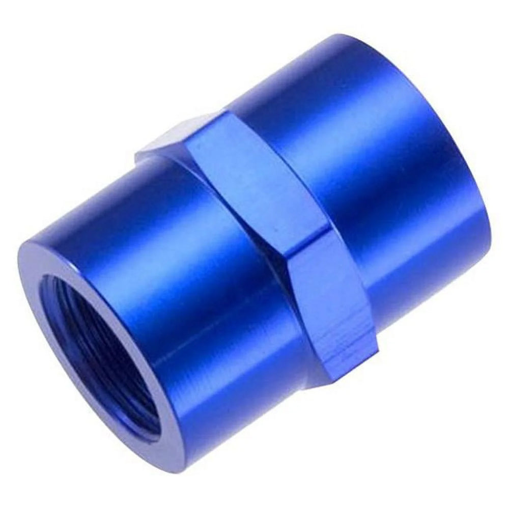 04 (1/4) NPT FEMALE PIPE COUPLER BLUE